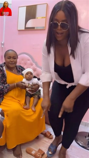 Chizzy Alichi dancing as veteran actress, Ebelle Okaro confirmed her cute son looks more like her.