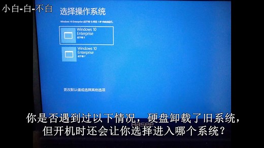 【教程】让你的多系统开机比别人少30秒，用msconfig修改开机引导 #2