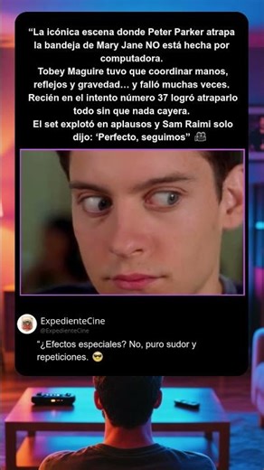 “La escena REAL de Spider Man que costó 37 intentos”#spiderman ,#shortvideo .#shortviral