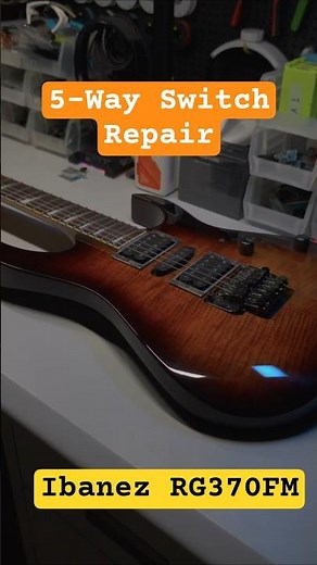 Ibanez RG370FM 5-Way Switch Repair
