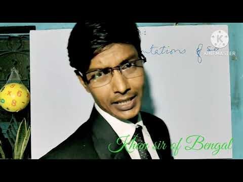 NCERT CLASS 11 mathematics chapter 1 EXERCISE 1.1 questions 1 to 2 solutions by Khan sir of bengal