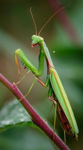 Praying Mantis Strike on Fly