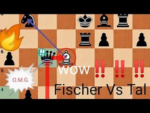Bobby Fischer vs Mikhail Tal | The Big and Tal Game from the 1959 Candidates Tournament