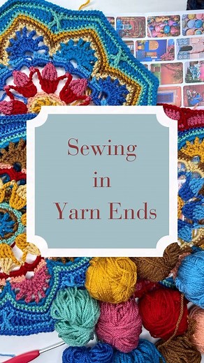 Jane Crowfoot @ JANIE CROW on Instagram: "Jane has made a little video for you to show you how she sews in her yarn ends to make sure they are secure and invisible. A simple thing but a technique which we get asked about a lot! Click on the link in our bio to watch the full video on YouTube #crochet #handmade #crochetersofinstagram #janiecrow #crochetlove #crocheting #yarn #instacrochet #crochetinspiration #crochetlover #crochetdesigner #crochetpattern #crochettutorial"