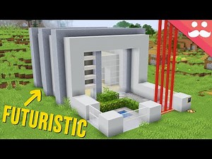 Futuristic Piston House in Minecraft 1.15