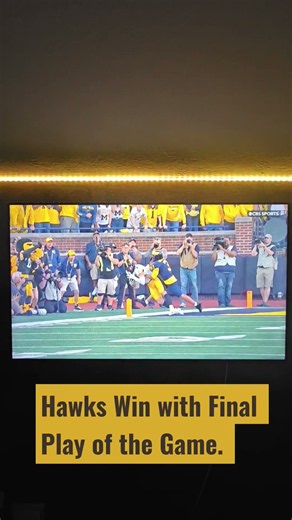 Iowa Hawkeyes Beat Michigan Wolverines on Final Play of the Game #collegefootball #ncaa #iowa #hawks