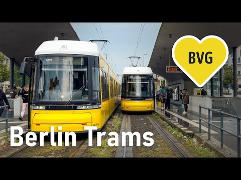 [4K] 🇩🇪 Berlin Trams | BVG
