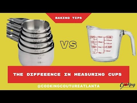 Baking Tip: What Are The Different Types Of Measuring Cups!