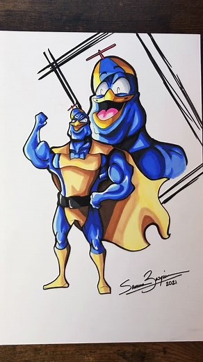 Drawing Backyardigans Superheroes: Day 1
