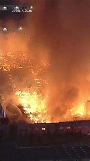 Arson suspect arrested after massive fire rips through SoCal warehouse