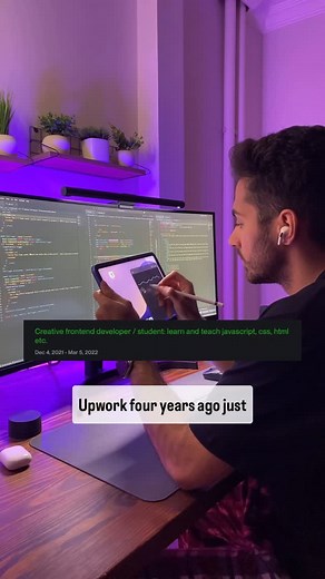 Alaa Alaff | Frontend Developer on Instagram: "Here’s more few tips 👇 How to start earning as a front-end developer working as a freelancer: - Be patient, don’t expect immediate results. - Keep an eye on new job posts, and level up your skills in the most in-demand areas. - Build a portfolio that clearly shows your development and coding skills. -Learn how to write professional proposals that stand out. Consistency and strategy will take you further than luck. Keep pushing 💪 #frontend #webdeve