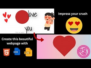 Make a Beating Heart Animation | Propose Your Crush with This Creative Web Project | Code With Ease