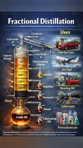 #fractional #distillation #uses #car #airplane #house #chamical #youtube #video #shorts