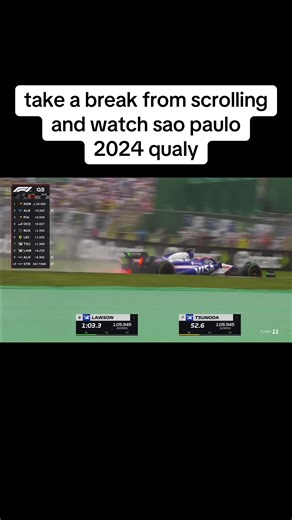 setting up one of the greatest drives in f1 history #f1 #formula1 #saopaulo #qualifying #fyp