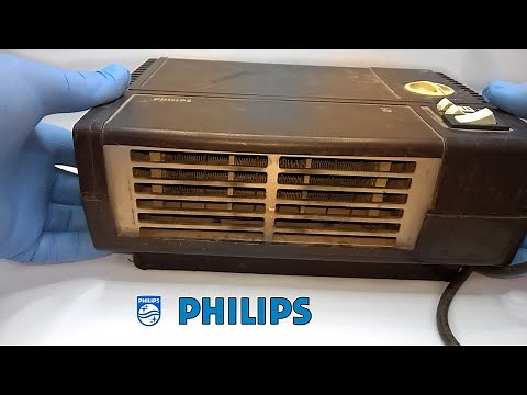 1960s Philips 2000W Vintage Fan Heater Restoration