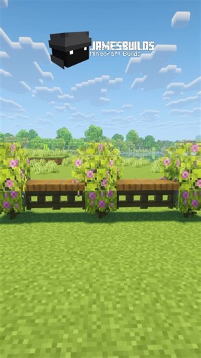 James | Minecraft Builds on Instagram: "How to build a Flowering Azalea Fence in Minecraft #minecraft #minecrafttutorial #minecraftbuildings #minecraftbuilds"
