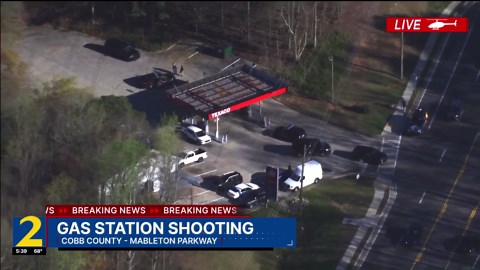 Man expected to survive shooting at Mableton gas station