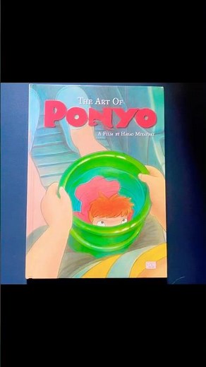 Ponyo art book| studio ghibli| #ponyo #ghibli #studioghibli #ponyoartbook #animation #japan #artbook