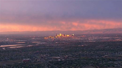 Such a cool video as you watch the sun reflection off the downtown Denver buildings move with the chopper.