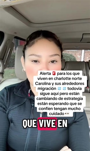 #alerta para las personas que viven en charlotte norte Carolina y sus alrededores migración sigue haciendo redadas