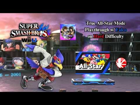 Super Smash Bros. for Wii U | All Star Mode w/ Falco on Hard Difficulty