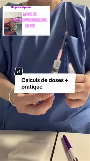 Calculs de dose pratique en français