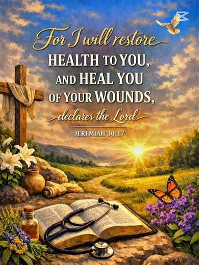 “For I will restore health to you — says the Lord