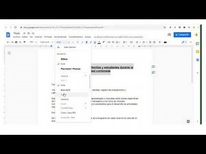 Herramientas básicas para editar texto en Google Drive