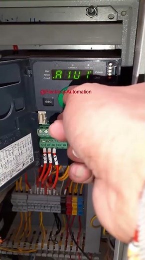 schneider vfd programming | #atv320 speed control #shortvideos #vfd #electricalshorts