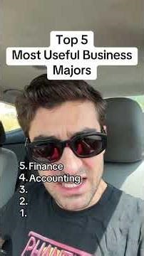 top 5 most useful business majors