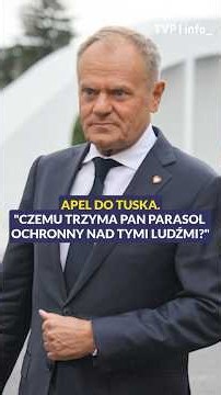 Apel do Tuska. "Czemu trzyma pan parasol ochronny nad tymi ludźmi?" #polityka #skoki #polska #shorts