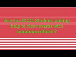 SCDL ASSIGNMENT 2020, 2021,2023, 2018, 2019 SCDL EXAM PATTERN,SYMBIOSIS, Solved Papers Download