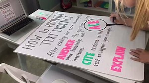 3.8K views · 58 reactions | Making one of the anchor charts to teach Text Evidence!!! | Rockin Teaching Resources | Facebook