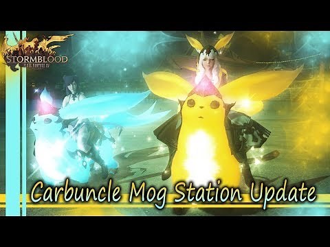 FFXIV: Mogstation Update: Carbuncle Mounts!!!!!!