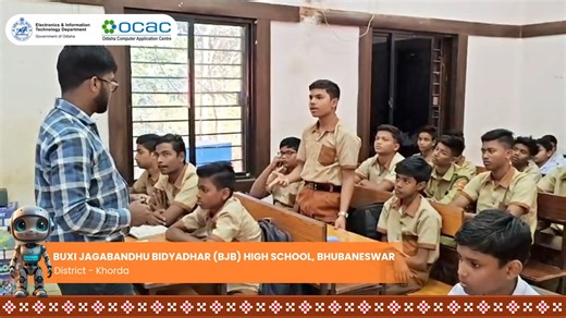 Odisha Knowledge Corporation Limited on Instagram: "Emerging Technologies in Action at Bhubaneswar The Emerging Technologies Camp was successfully conducted at Buxi Jagabandhu Bidyadhar (BJB) High School, Bhubaneswar, engaging students through classroom-based, hands-on learning in future-focused domains: - Artificial Intelligence - IoT & Robotics - Cyber Security Through interactive sessions and live demonstrations, students gained early exposure to future-ready digital skills—right within their