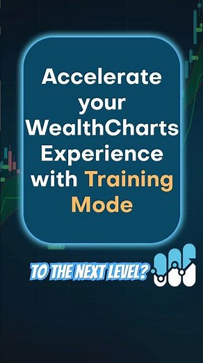 Accelerate your WealthCharts Experience with Training Mode #wealthcharts #shorts