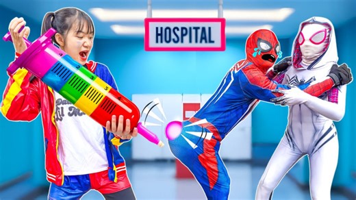 مردعنکبوتی نبرد و اسپایدرمن با دشمان مارول رسناک spiderman اسپایدر من مرد عنکبوت
