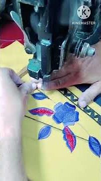 3D embroidery design