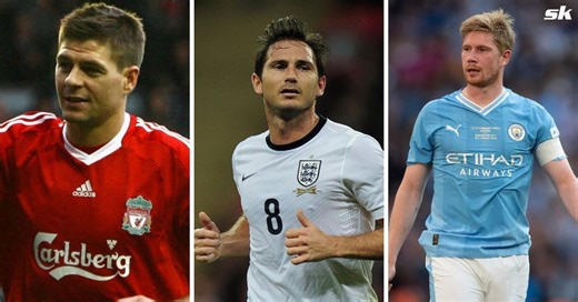 Kevin De Bruyne, Steven Gerrard and more: Chelsea legend Frank Lampard builds his ultimate midfielder