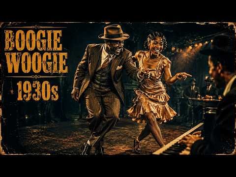 1940s Harlem Rent Party Boogie Woogie 🎙️ | High Energy Stride Jazz & Swing Dance