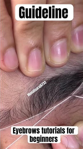 Eyebrow tutorial for beginners threading kaise banayi eyebrow kaise ￼ Banai #eyebrow #threading