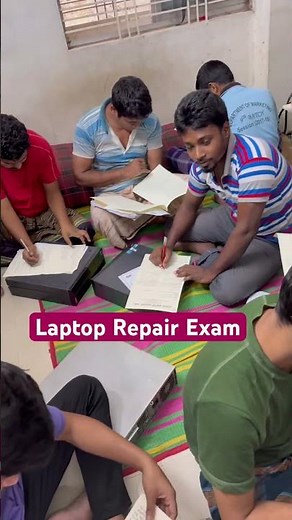 ২৫ জন স্টুডেন্টস আজ দিচ্ছে Diploma in Laptop & Desktop Chip Level Repair Course-এর ফাইনাল এক্সাম!