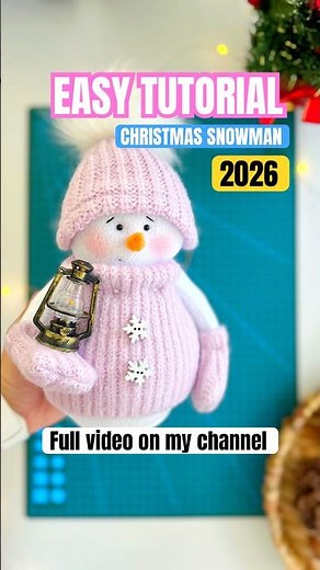 Two Cute Snowmen DIY ⛄❄️ New Tutorial Coming!