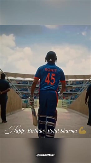 Happy Birthday Rohit Sharma 💪 #rohitsharma #hitman