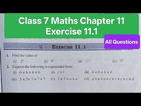 Class 7 Maths Chapter 11 Exercise 11.1। Class 7th maths exercise 11.1। Ncert maths class 7। #ncert
