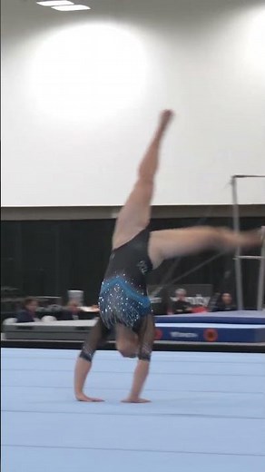 Caroline Moreau Slow Motion Floor Exercise 2026 Winter Cup Senior Women #shorts 1
