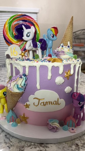 My Little Pony Themed Pound Cake Recipe