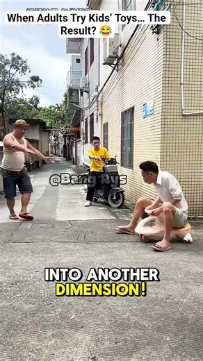 When Adults Try Kids’ Toys… The Result? 😂 #shorts