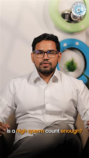 Dr.Sam Selvan | Is a high sperm count enough? 🤔 Think a good sperm count is the only thing that matters for fertility? Think again! 🧬 In this video, we... | Instagram
