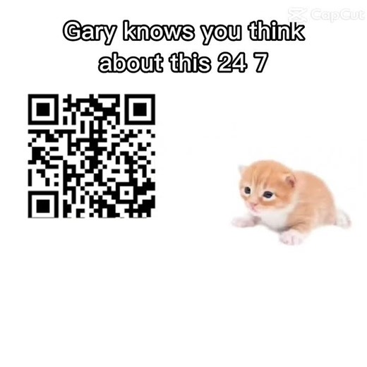 The QR code leads to a rickroll